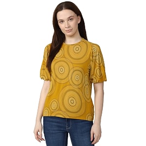Van Heusen Womens Cotton Regular Fit T-Shirt