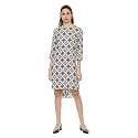 Van Heusen Women39s crepe A-Line Knee-Length Dress