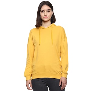Van Heusen Womens Polycotton Hooded Neck Sweatshirt