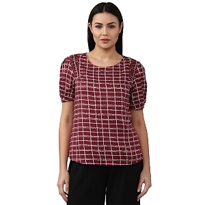 van heusen women39s polyester solid regular fit blouse