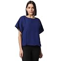Van Heusen Women's Polyester Solid Regular Fit Blouse