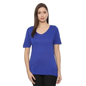 Van Heusen Womens Solid Regular Fit Shirt