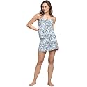 Van Heusen Women's Viscose Printed Camisole and Shorts Lounge Wear Set