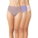 Van Heusen Women’s 100% Cotton Hipster Panty – Pack of 3 | Everyday Panty | Anti‑Bacterial Tech | Keeps you dry and Fresh | Sweat Absorbent | Inner Elastic | No‑Marks Waistband | Solid Colors | (Assorted Fresh colors ) Style 