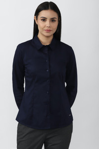 VAN HEUSEN Women Regular Fit Solid Spread