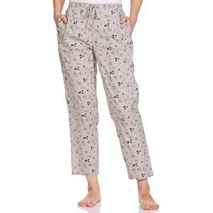 van heusen womens printed lounge pants  drawstrings amp side pockets  ultra soft fabric  relaxed fit  at home pyjamas  everyday comfort  printed  style 55306  available in pack of 1 amp 2