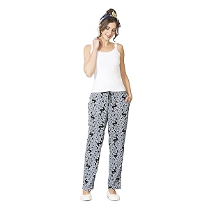 van heusen womens printed lounge pants  drawstrings amp side pockets  ultra soft fabric  relaxed fit  at home pyjamas  everyday comfort  printed  style 55306  available in pack of 1 amp 2