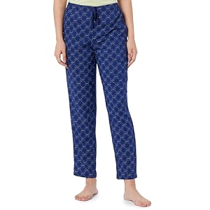 van heusen womens printed lounge pants  drawstrings amp side pockets  ultra soft fabric  relaxed fit  at home pyjamas  everyday comfort  printed  style 55306  available in pack of 1 amp 2
