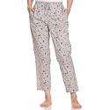 Van Heusen Women’s Printed Lounge Pants | Drawstrings & Side Pockets | Ultra Soft Fabric | Relaxed Fit | At home pyjamas | Everyday Comfort | Printed | Style 55306 | Available in Pack of 1 & 2