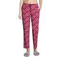 Van Heusen Women’s Printed Lounge Pants | Drawstrings & Side Pockets | Ultra Soft Fabric | Relaxed Fit | At home pyjamas | Everyday Comfort | Printed | Style 55306 | Available in Pack of 1 & 2