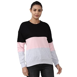 Van Heusen Women Poly Cotton Crew Neck