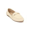 Van Heusen Womens Cream Ballerinas Ballet Flat