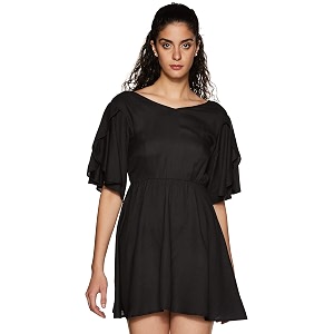 Womens Rayon Skater Dress