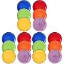 vancasso Bonita Muticolor Salad Plate Set of 6, 7.5 Inch Ceramic Dessert Plate, Dishwasher and Microwave Safe (Pack of 3)