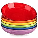 vancasso Bonita Pasta Bowls Set of 6, 50oz Large Salad Bowls for Kitchen, Corlorful Stoneware Serving Bowls Dishwasher &amp; Microwave Safe