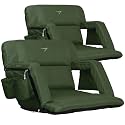 Vandra™ Arc - Scandinavian Stadium Seat with Back Support & BenchLock™ - Wide Padded Bleacher Chair with Cushion & Arc Recline™ Arm Rest for Bleachers