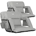 Vandra™ Arc - Scandinavian Stadium Seat with Back Support & BenchLock™ - Wide Padded Bleacher Chair with Cushion & Arc Recline™ Arm Rest for Bleachers