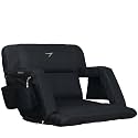 Vandra™ Arc - Scandinavian Stadium Seat with Back Support &amp; BenchLock™ - Wide Padded Bleacher Chair with Cushion &amp; Arc Recline™ Arm Rest for Bleachers