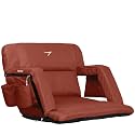 Vandra™ Arc - Scandinavian Stadium Seat with Back Support &amp; BenchLock™ - Wide Padded Bleacher Chair with Cushion &amp; Arc Recline™ Arm Rest for Bleachers