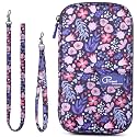 VanFn RFID Passport Holder, Family Travel Wallet with Multiple Pockets