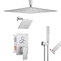 VANFOXLE Shower Faucet Set Brushed Nickel Modern Shower System