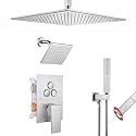 VANFOXLE Shower Faucet Set Brushed Nickel Modern Shower System
