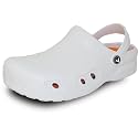 VANGELO Professional Slip Resistant Clog Waterproof Men Work Nurse Shoe Chef Shoe Ritz Black Lime White Multicolor