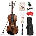 Vangoa 44 Solid Wood Acoustic Violin Full