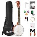 Vangoa 6 String Banjo Guitar 26 Inch, Portable Travel Banjitar Mini Banjo Beginner Kit with Arm Rest, for Teens, Adults Starter
