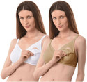 Vanila Women Cotton Non-Padded Front Open Nursing