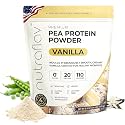 Vanilla Vegan Pea Protein Powder, Plant Based, Lactose-Free, 20 Servings