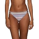 Vanity Fair Women's Illumination String Bikini Panties, Silky Stretch & Satin Trim