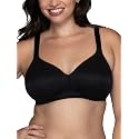 Vanity Fair Women's Perfect T-Shirt Bra, Body Shine Full Coverage, Lightly Lined Cups up to DD