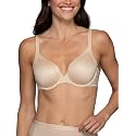 Vanity Fair Women's Perfect T-Shirt Bra, Body Shine Full Coverage, Lightly Lined Cups up to DD