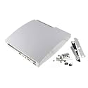 Replacment Black White Full Housing Shell Game Consoles Case Cover For PS3 Playstatoin3 Slim 120G 320G Console Full Housing With Screws And Pads Buttons Set (White Housing Kit)