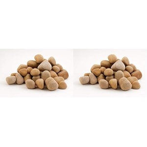 stone decorative pure natural brown stones pebbles for home amp garden decoration natural brown 450gm pack of 2