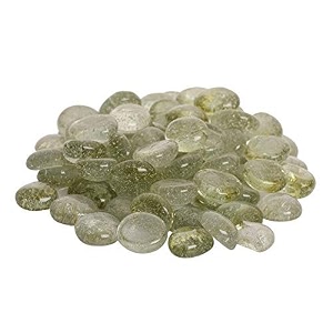 stone glossy finish decorative shiny glass pebbles for aquarium vase filler home garden amp outdoor decoration crystal_transparent_450gm