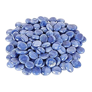 stone special polished shiny glass pebbles for home garden aquarium landscape outdoor decoration 2950gm