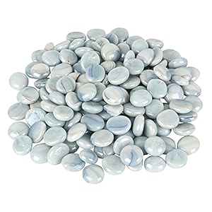 stone special polished shiny glass pebbles for home garden aquarium landscape outdoor decoration 3950gm