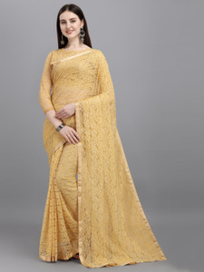vanraj creation self design bollywood net saree beige