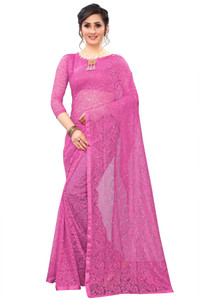 vanraj creation self design bollywood net saree pink