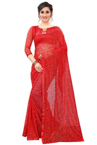 vanraj creation self design bollywood net saree