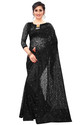 VANRAJ CREATION Self Design Bollywood Net Saree