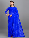 VANRAJ CREATION Self Design Bollywood Net Saree