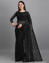 VANRAJ CREATION Self Design Bollywood Net Saree