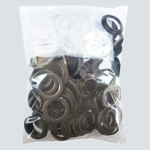 plastic eyelet rings with lock for windows and door curtains pack of 100