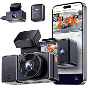 vantrue e3 3 channel 27k wifi car dash camera front and rear inside 3 way triple gps dashcam 1944p1080p1080p with starvis ir night vision voice control 24 hours parking mode support 512gb max