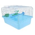 VANZACK Portable Birdcage Bird Carrying Carrier Parrot Cage Pet Travel Cockatiel Parrot Travel Carrier Pet Travel Travel Carrier Blue Iron