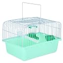 VANZACK Portable Birdcage Parrot Cage Parakeet Parakeet Travel Bird Carrier Bird Accessories Bird Carrier Travel Small Bird Cockatiel Abs Light Green