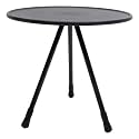 VANZACK Portable Camping Table Foldable Adjustable Stainless Steel Black